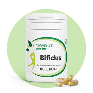 Bifidus | Probiotiques pour la flore intestinale | bifidobacterium bifidum : 16 UFC* | Fabriqué en France 🇫🇷