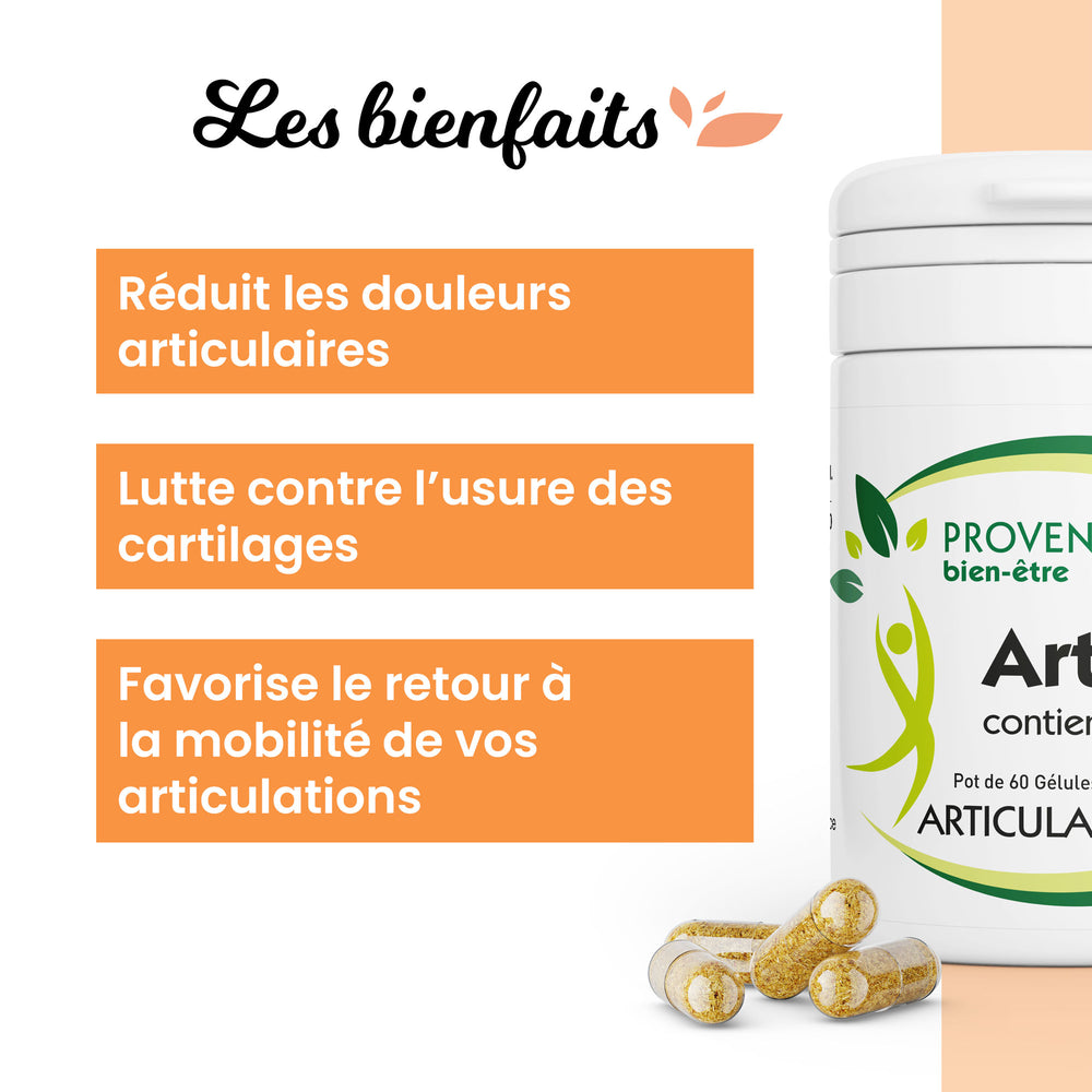 Arti4 | La réponse naturelle 🌱 aux tensions articulaires 🦵 | Glucosamine 1000mg, MSM, Chondroïtine, Cuivre | Fabriqué en France 🇫🇷