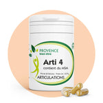 Arti4 | La réponse naturelle 🌱 aux tensions articulaires 🦵 | Glucosamine 1000mg, MSM, Chondroïtine, Cuivre | Fabriqué en France 🇫🇷