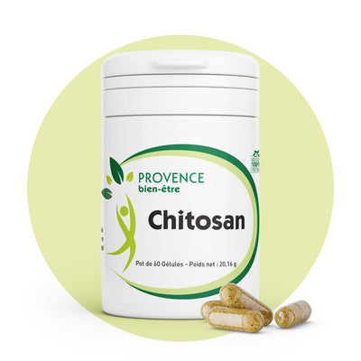 Produits Chitosan | Le capteur de graisses | Capture jusqu’à 12 fois son poids en graisse | Fabriqué en France 🇫🇷