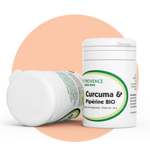 Products Curcuma & Pipérine bio | la racine aux 1000 bienfaits ✨ | 1500 mg de Curcuma & Pipérine 🌱 | Fabriqué en France 🇫🇷