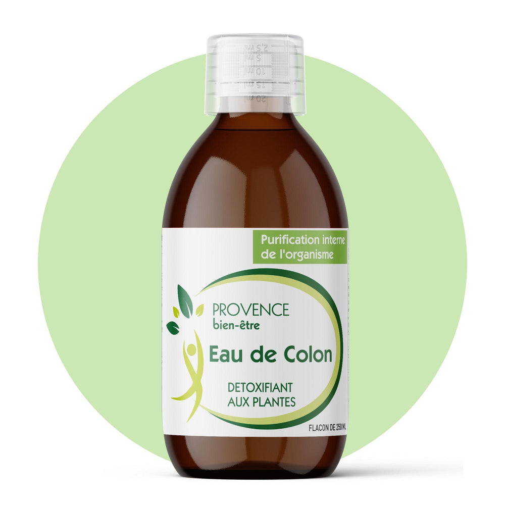 Eau de Colon | Purifiez votre organisme en profondeur | 10 plantes 🌱 (10 actifs naturels) + 2 Vitamines C et E et 1 Oligoélément Zinc | Fabriqué en France 🇫🇷