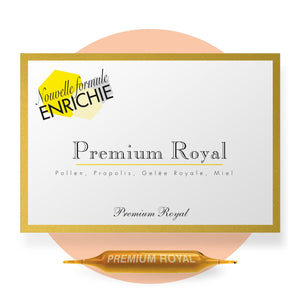 Premium Royal | Retrouvez Forme, Tonus & Vitalité 🌟 | 100% naturel 🍯 | Gelée Royale 1000 mg, Propolis 2500 mg, Pollen 1000 mg | Fabriqué en France 🇫🇷